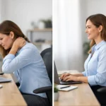 How Posture Correction Relieves Desk Pain