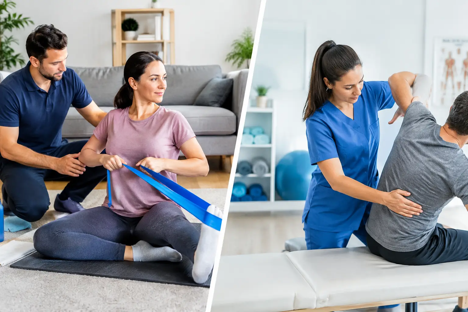 Home Physiotherapy vs Clinic Treatment Compared