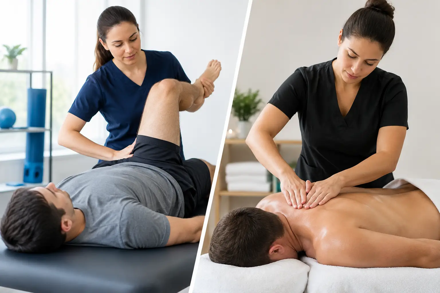 Physiotherapy Versus Massage Therapy: Which Helps?